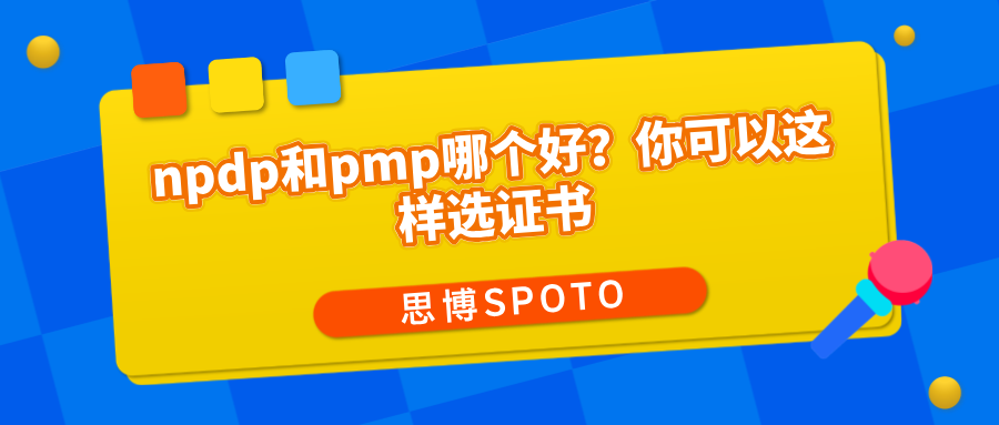 npdp和pmp哪个好